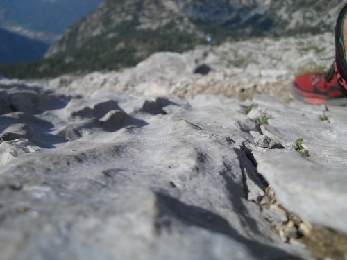 Karren - dissoluzione ed erosione sulla Cresta di Piancaformia in Grignone