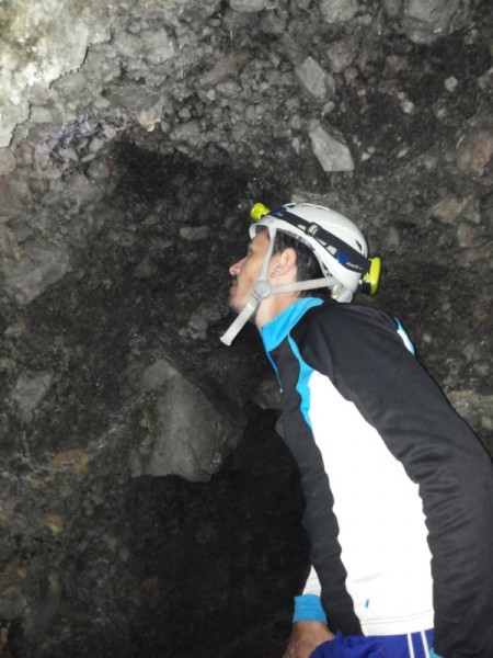 una piccola grotta nel Sasso di Grigna